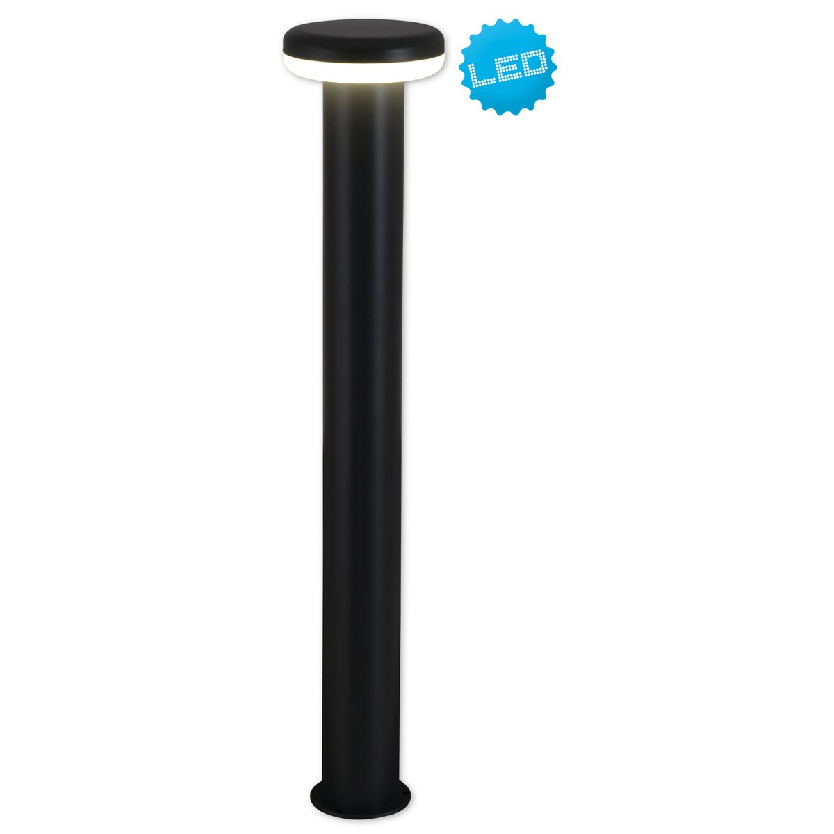 Näve Paddestoel LED Tuinlamp - Antraciet 76cm