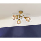 Näve Josefa LED Plafondlamp - Goud Ø38cm