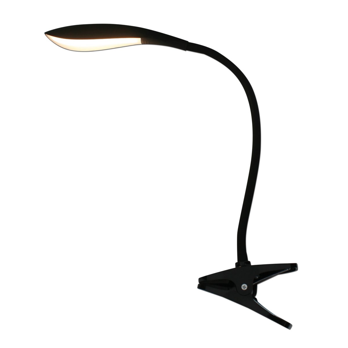 Näve Klemmlampe ALF - Zwart 36cm