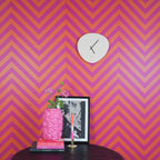 Housevitamin Wandklok Organisch - Roze 30cm