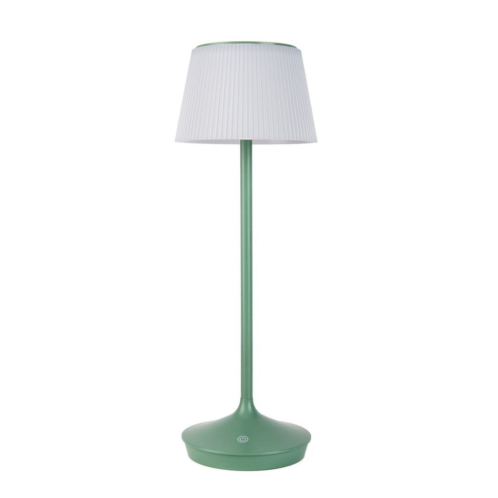 LED -licht "Emmi" voor buiten en binnen, tafellamp gemaakt van metaal en plastic, met stevig gebouwd -in LED's, LED -tafellamp voor balkon, terras, tuin, woonkamer, wintertuin, ca.
