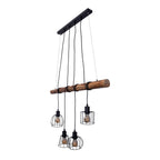 Näve Woodland Hanglamp - Zwart 100cm