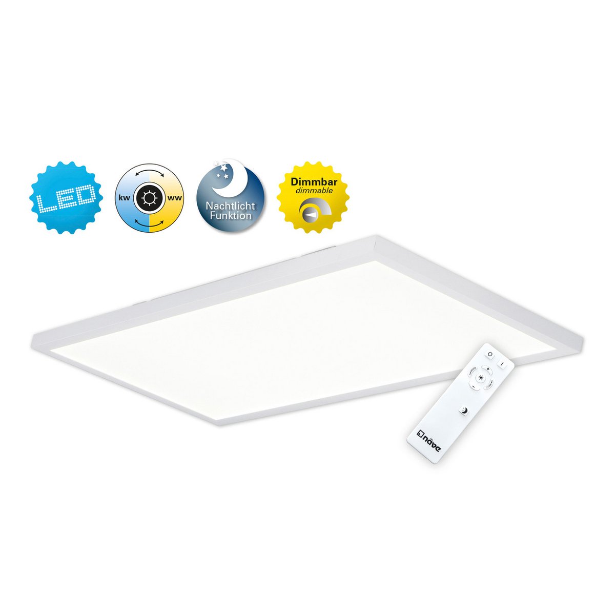 Näve Salta LED Plafondpaneel 60x30cm