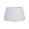 Lampenkap voor tafellichten, Ø 40 cm aan de onderkant, Ø boven 30 cm, 22 cm hoog, polyester katoenmix in wit.
