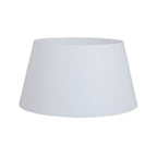 Lampenkap voor tafellichten, Ø 40 cm aan de onderkant, Ø boven 30 cm, 22 cm hoog, polyester katoenmix in wit.