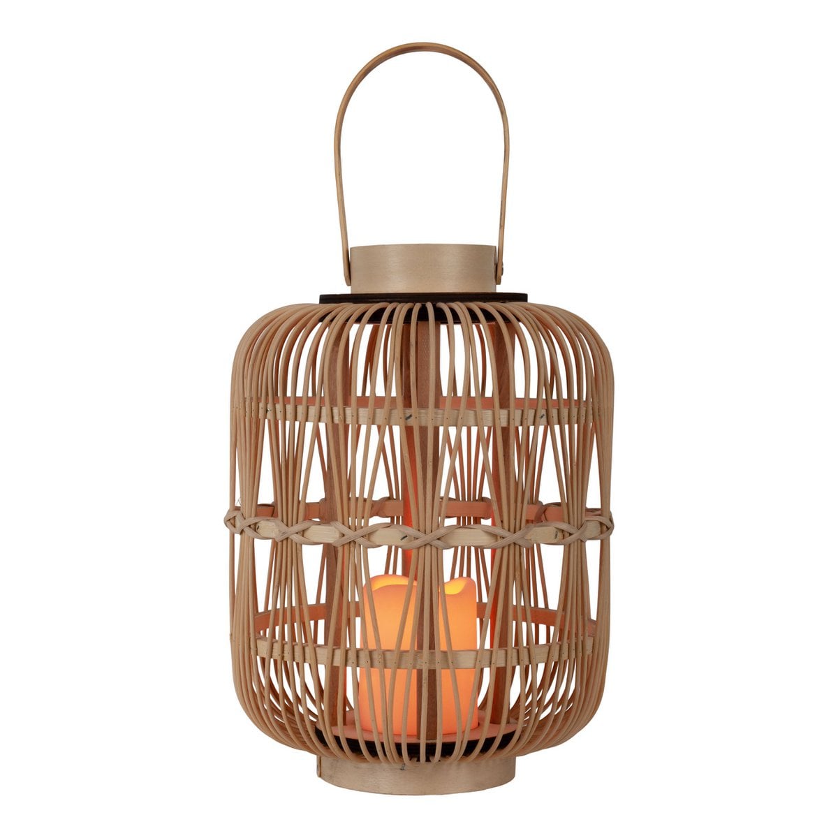 LED Decol Light Korbinian - Rattan 32,5cm