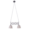 Näve Adrianne Schaar Hanglamp 35-57cm Bruin