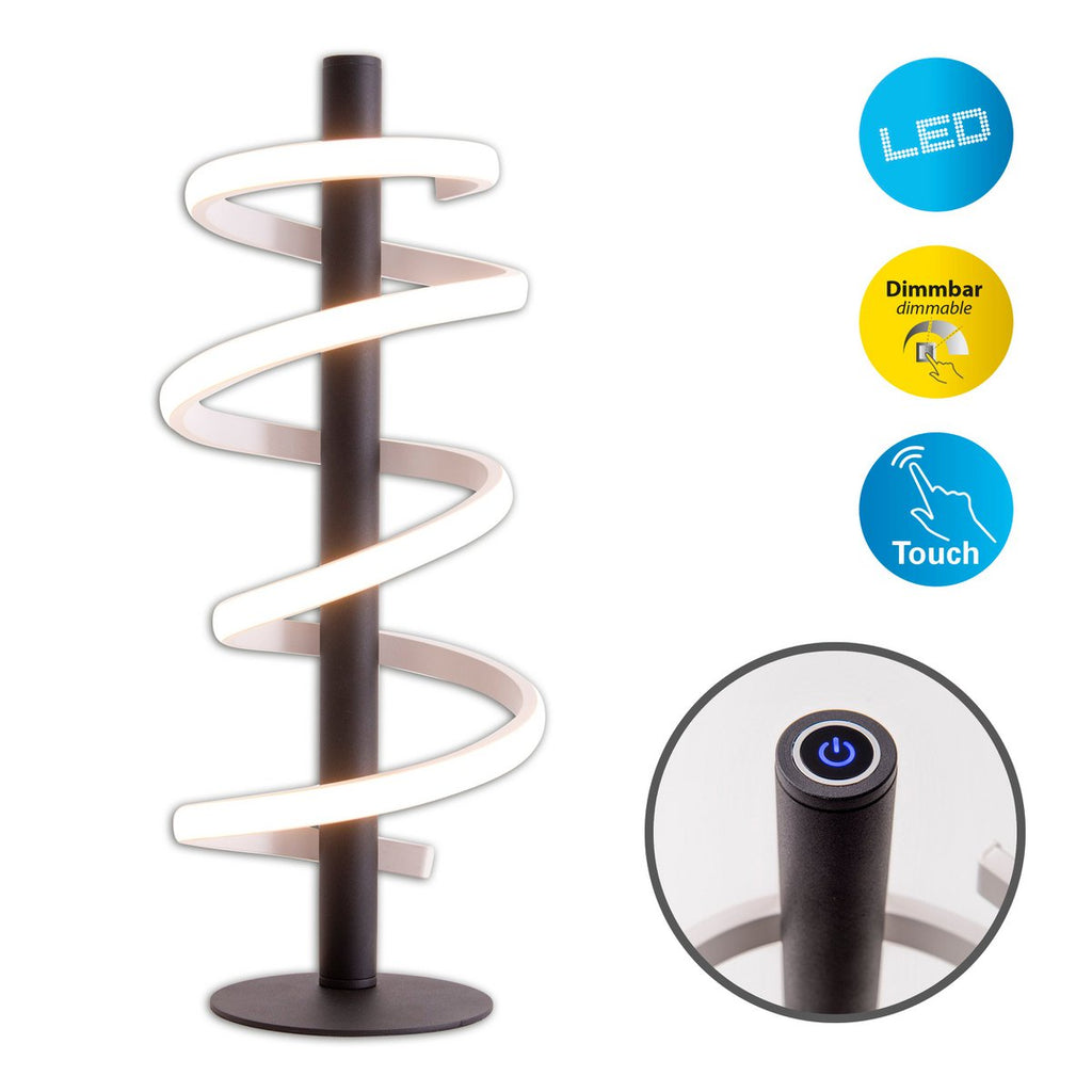 Näve Belleza LED Tafellamp - Zwart 50cm