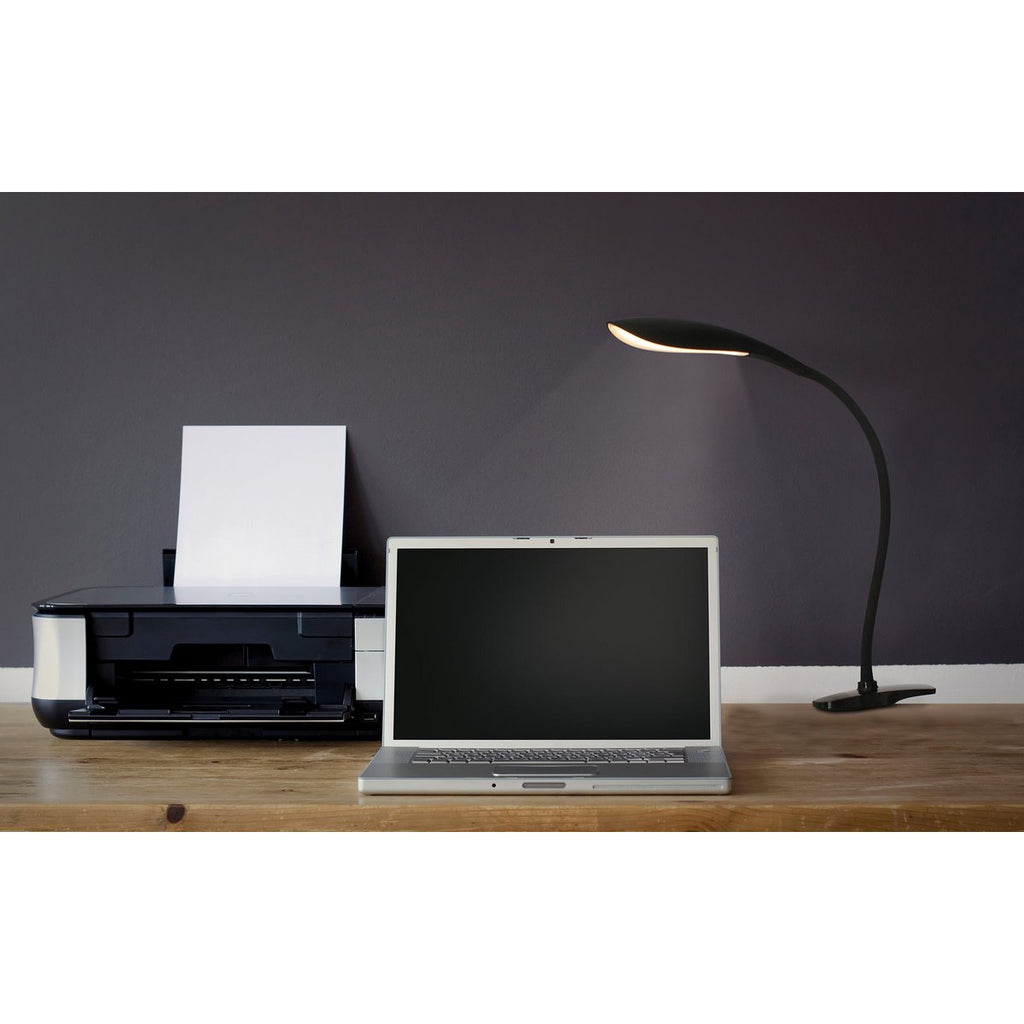 Näve Klemmlampe ALF - Zwart 36cm