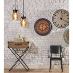 Glazen hanglamp Alex - Beige 128cm