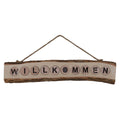 LED-decoratielamp "Welkom" 60cm Beige
