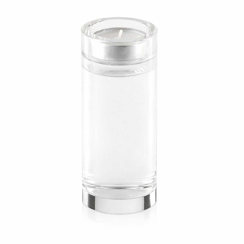 14 CM RONDE GLAZEN KAARSHOUDER