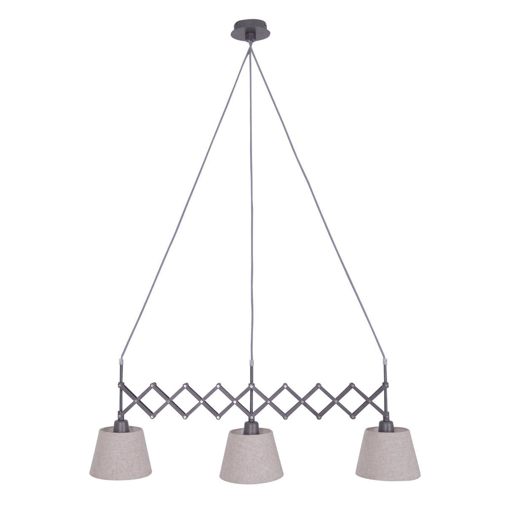 Näve Adrienne Hanglamp Schaarlamp Bruin 52-100cm