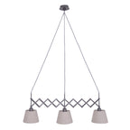 Näve Adrienne Hanglamp Schaarlamp Bruin 52-100cm