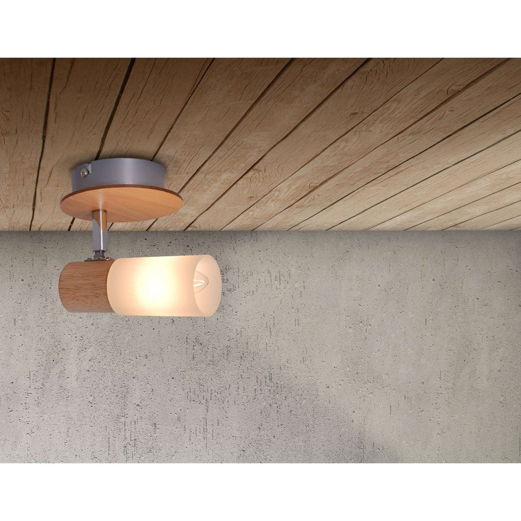 Näve Todtnau Plafondspot - Zwart 17cm