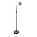 Näve Fumoso Vloerlamp Zwart 150cm Glas