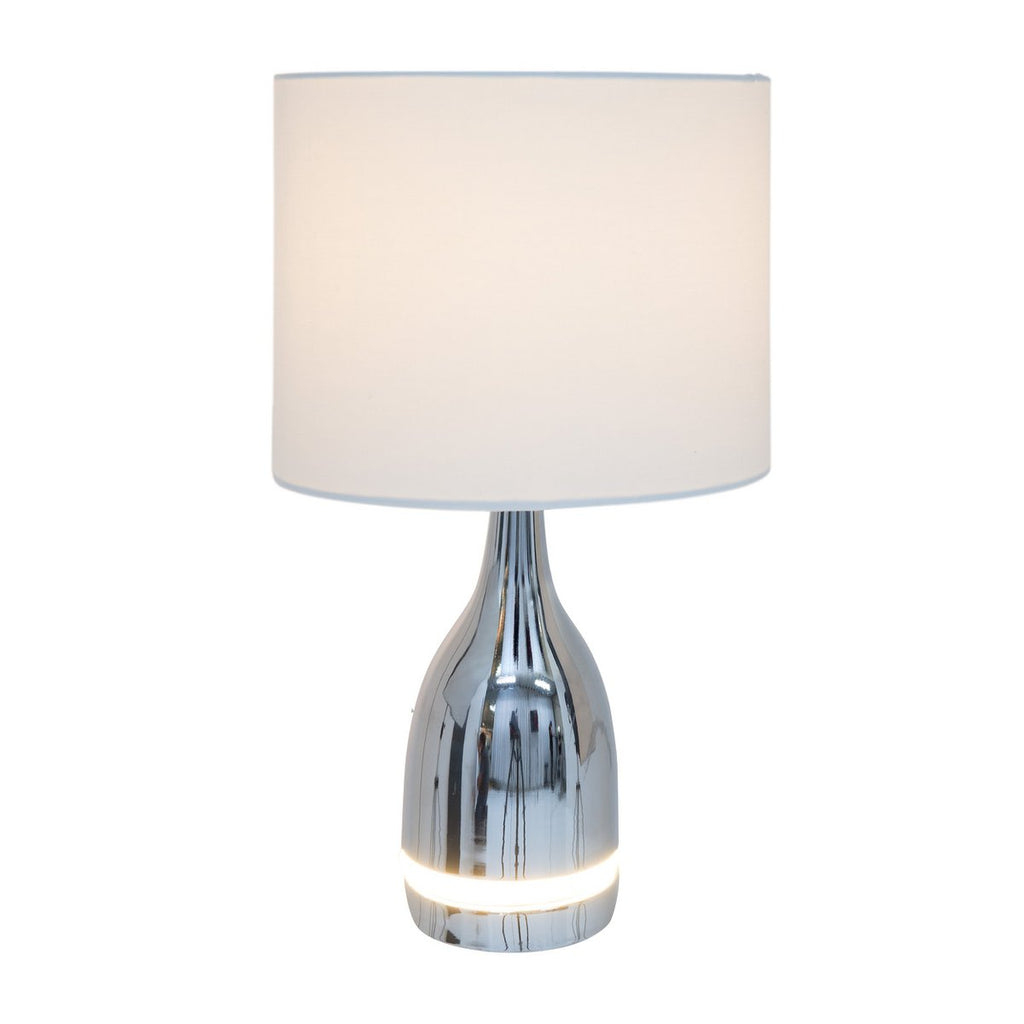 Cosima LED Tafellamp Chroom Wit 43,5cm
