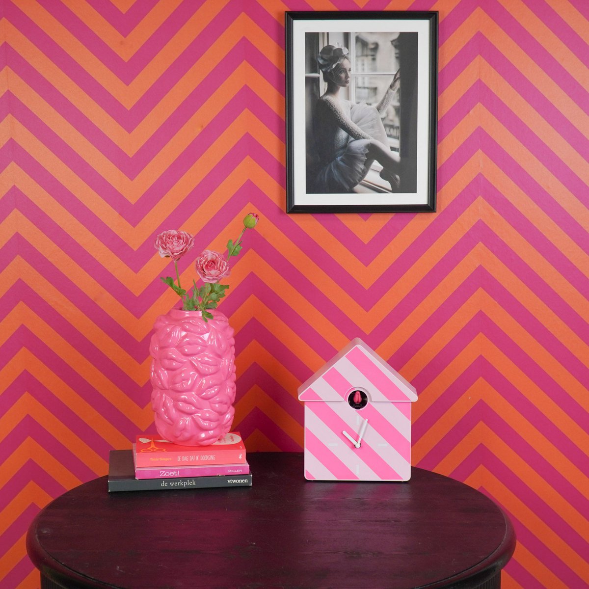 Kookoeksklok HouseVitamin - Roze 24x27x9cm