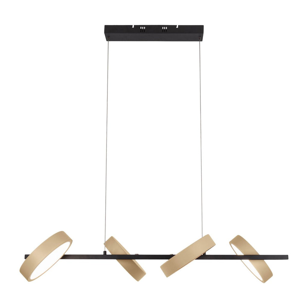 Led hanglamp Tessa amandel 150x110cm