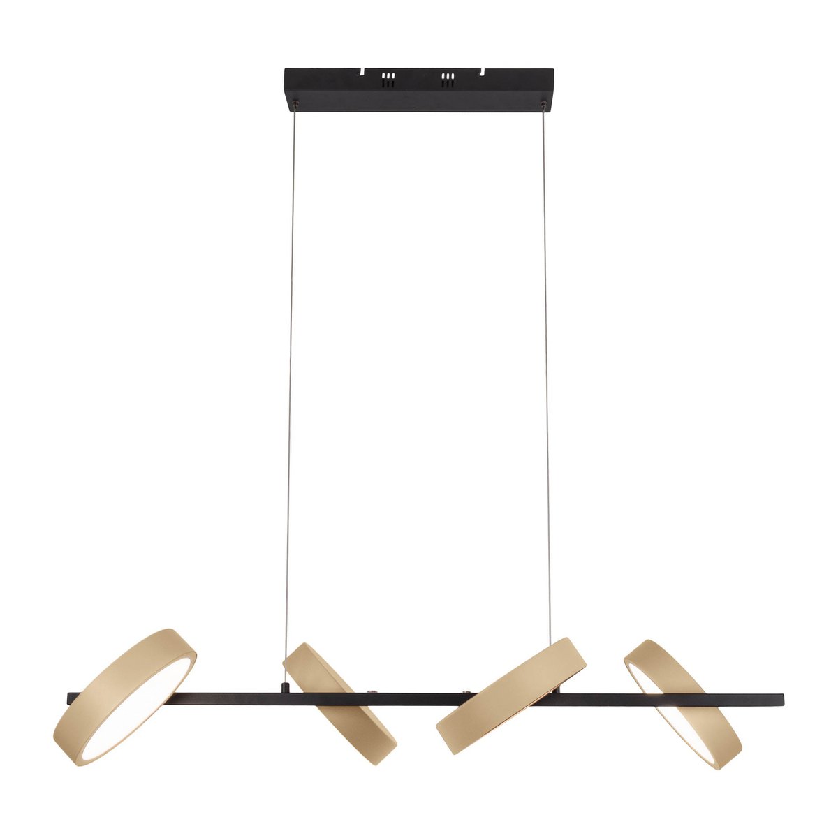 Led hanglamp Tessa amandel 150x110cm