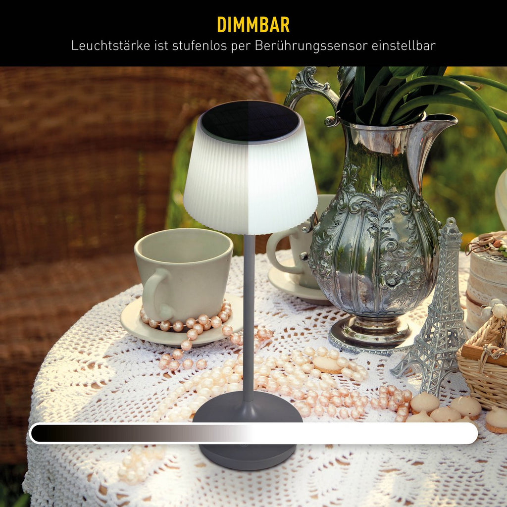 Näve Emmi LED Tafellamp - Grijs 38cm