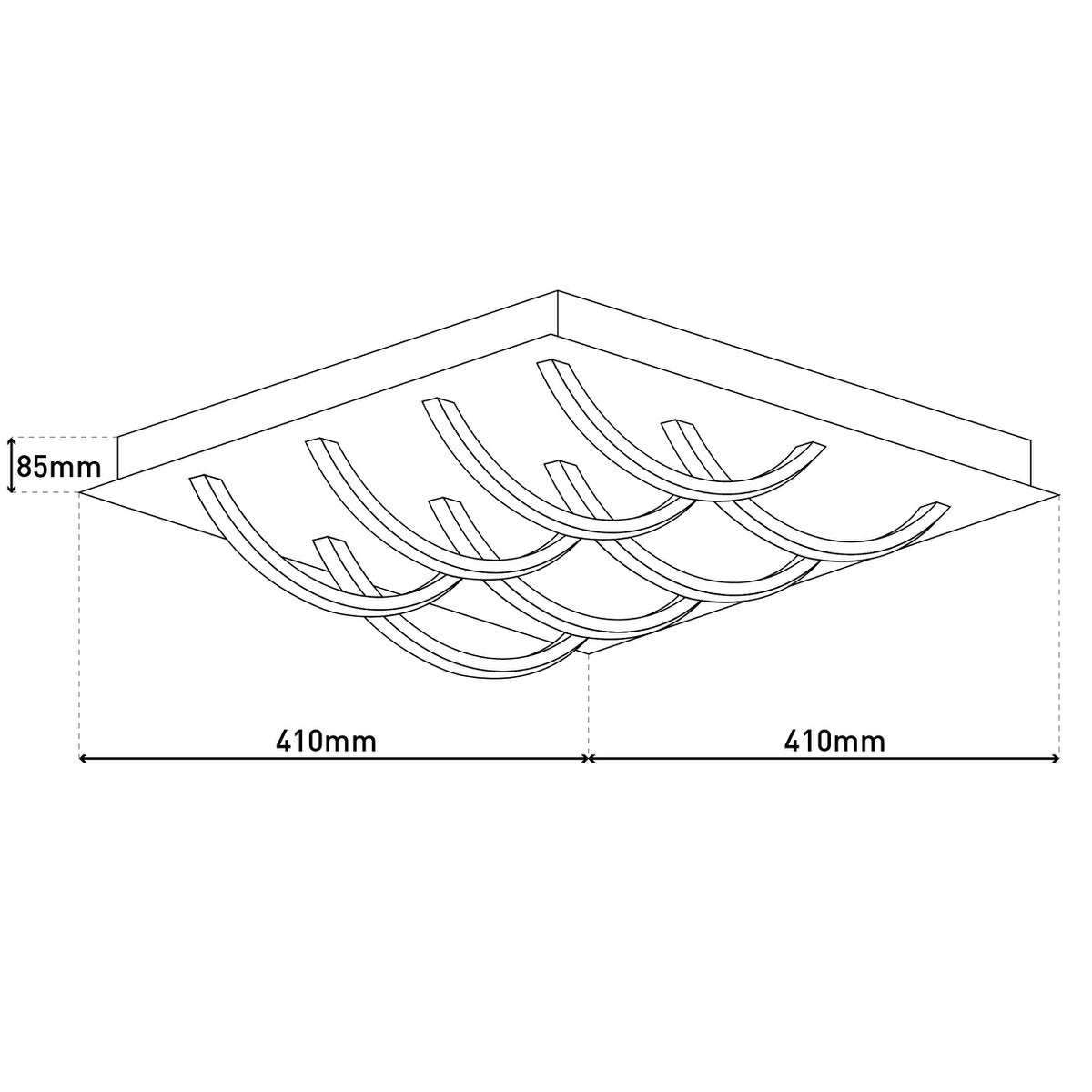 Näve Manchester LED Plafondlamp 41cm