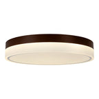 LED-plafondlicht Lola Ø50cm Bruin-Wit Dimmable