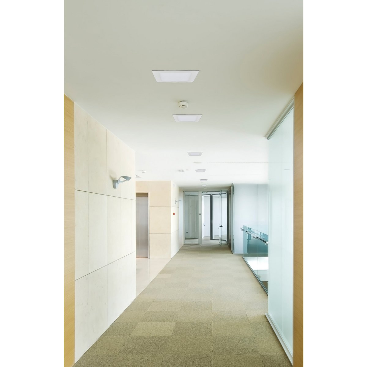 LED inbouwlamp Interna 17cm Zwart