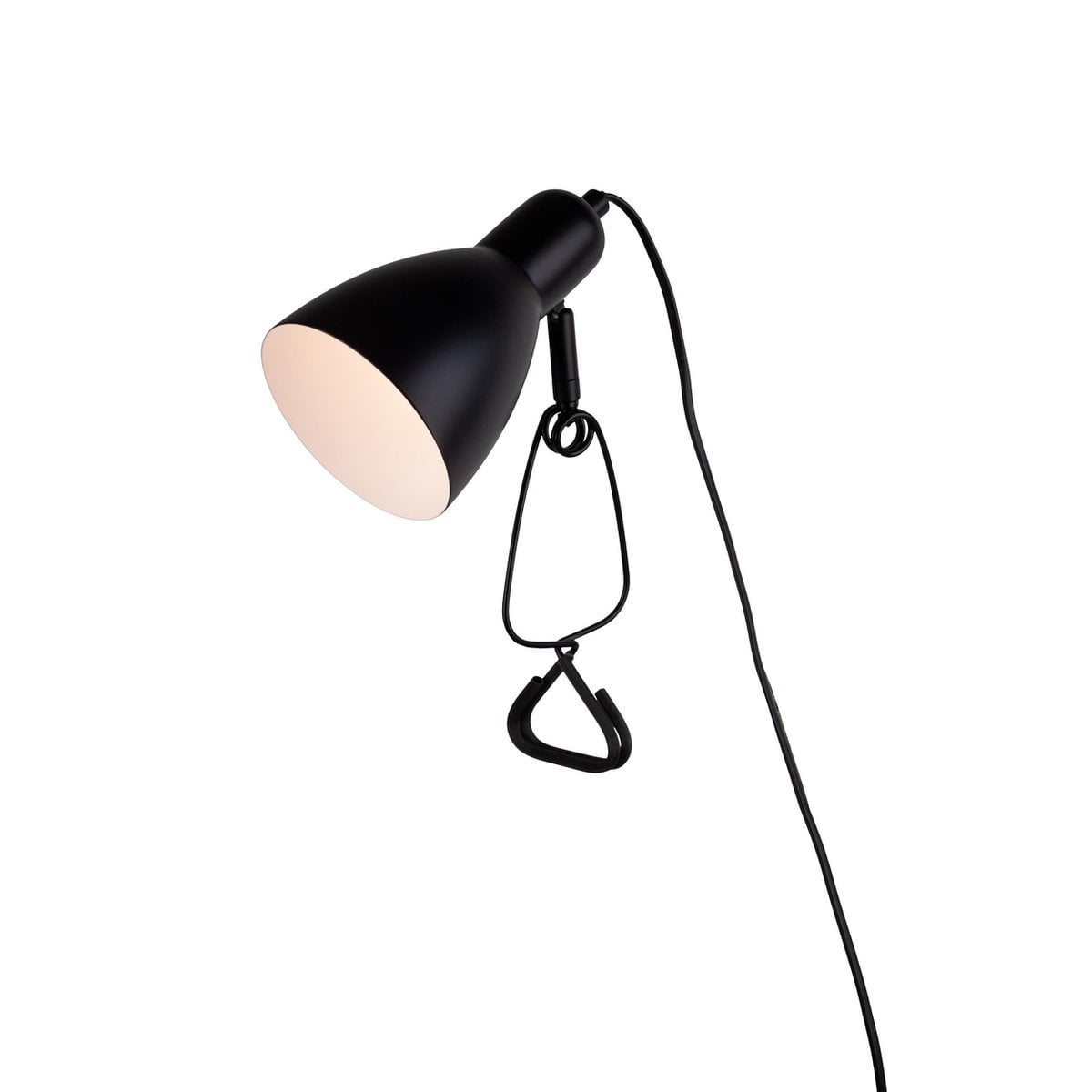 Näve Mara Klemtafellamp - Zwart 28cm