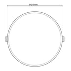 Näve LED Plafondlamp D:21,5cm Dimbaar