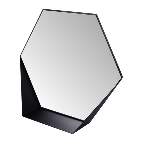 Gorillz Hive Hexagon Wandspiegel 60x52cm Zwart