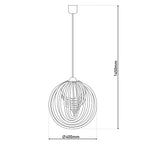 Näve Armella Hanger Lamp Ø 40cm Scandinavisch