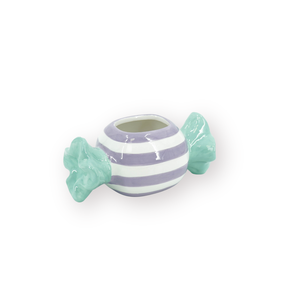 Candylicious Toffee Mint/Lila Bloempot 17x8x8cm Dolomiet