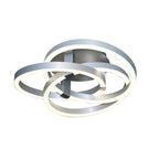Näve Divora LED Plafondlamp 58cm Zilver Wit