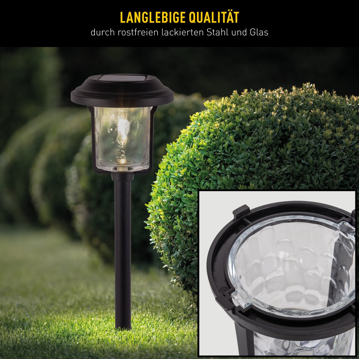 Näve Solar Spies Simon 54,7cm LED Warm Wit
