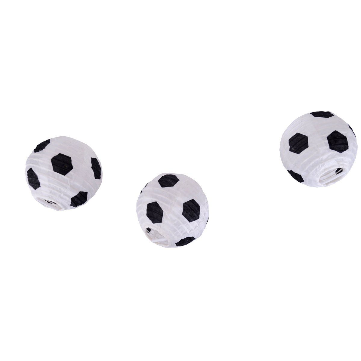 LED Zonnekettingslinger Voetbal 20 - Zwart 580cm