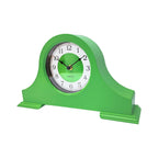 Klok - Housevitamin mantelklok - groen - 36x8,5x20 cm