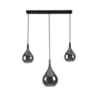 Gota Hanglamp Zwart Rookglas - Näve Leuchten