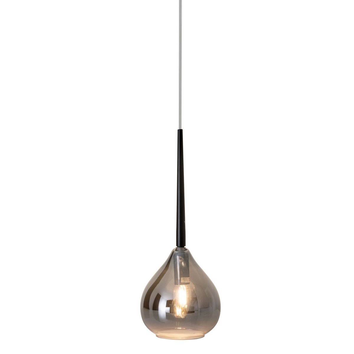 Näve Vaso Hanglamp - Rookglas Antraciet E14