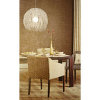 Näve Struwel Rattan Hanglamp Ø40cm Wit