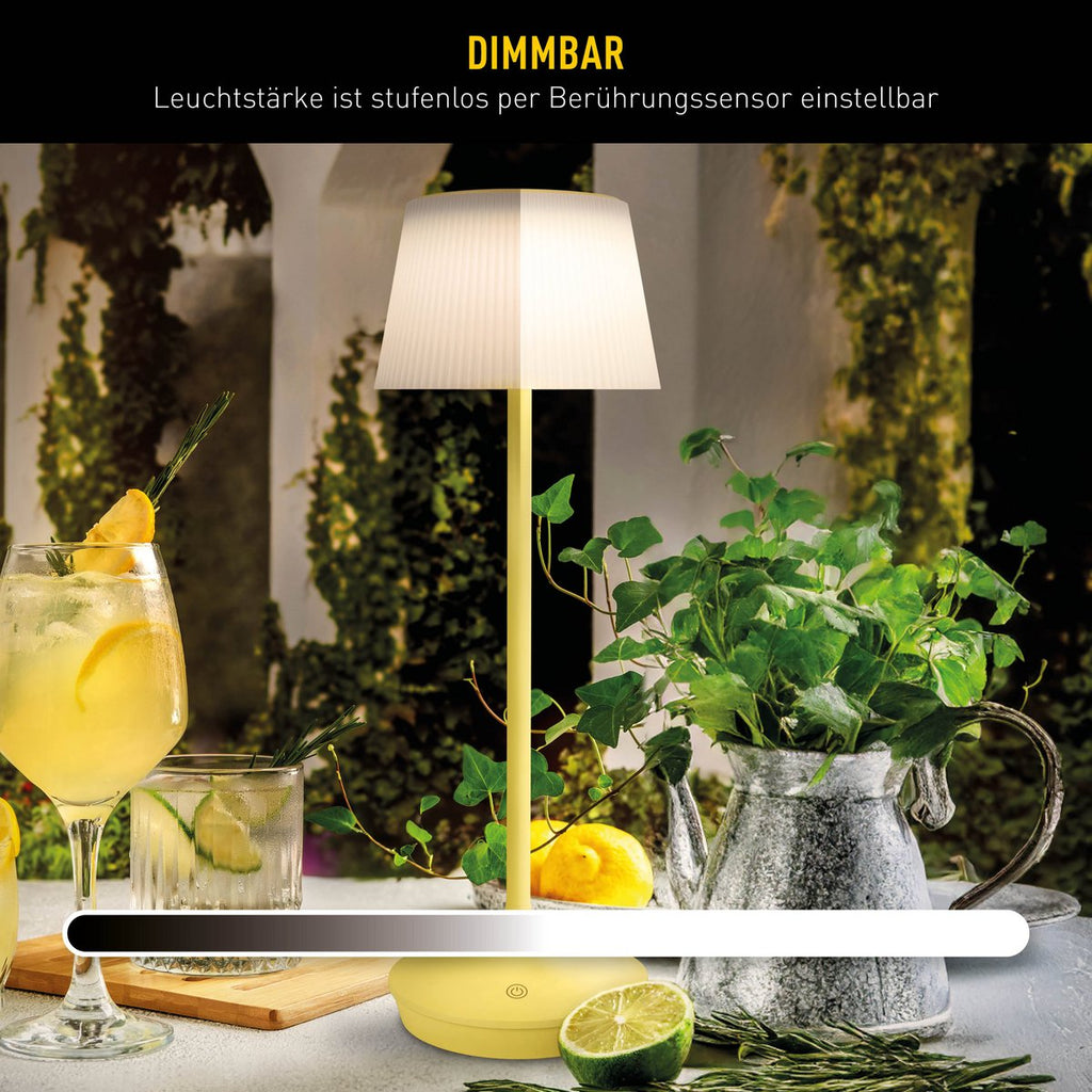 Näve Emmi Solar Lamp - Geel 38cm Dimable