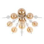 Plafondlamp Explosie Amber Ø57cm G9
