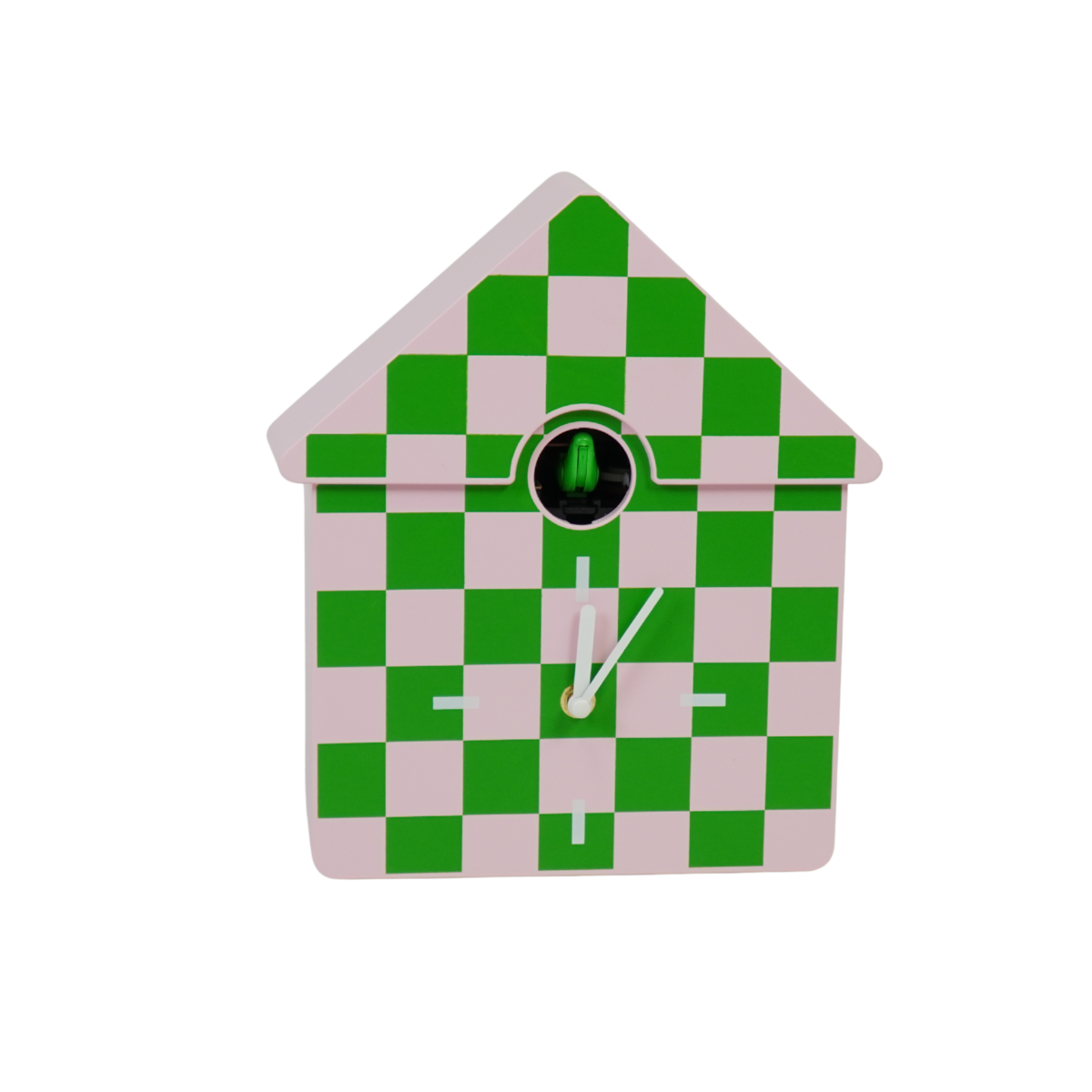 Klokoekoekjesklok - Groen/roze - 24x27x9cm Housevitamin