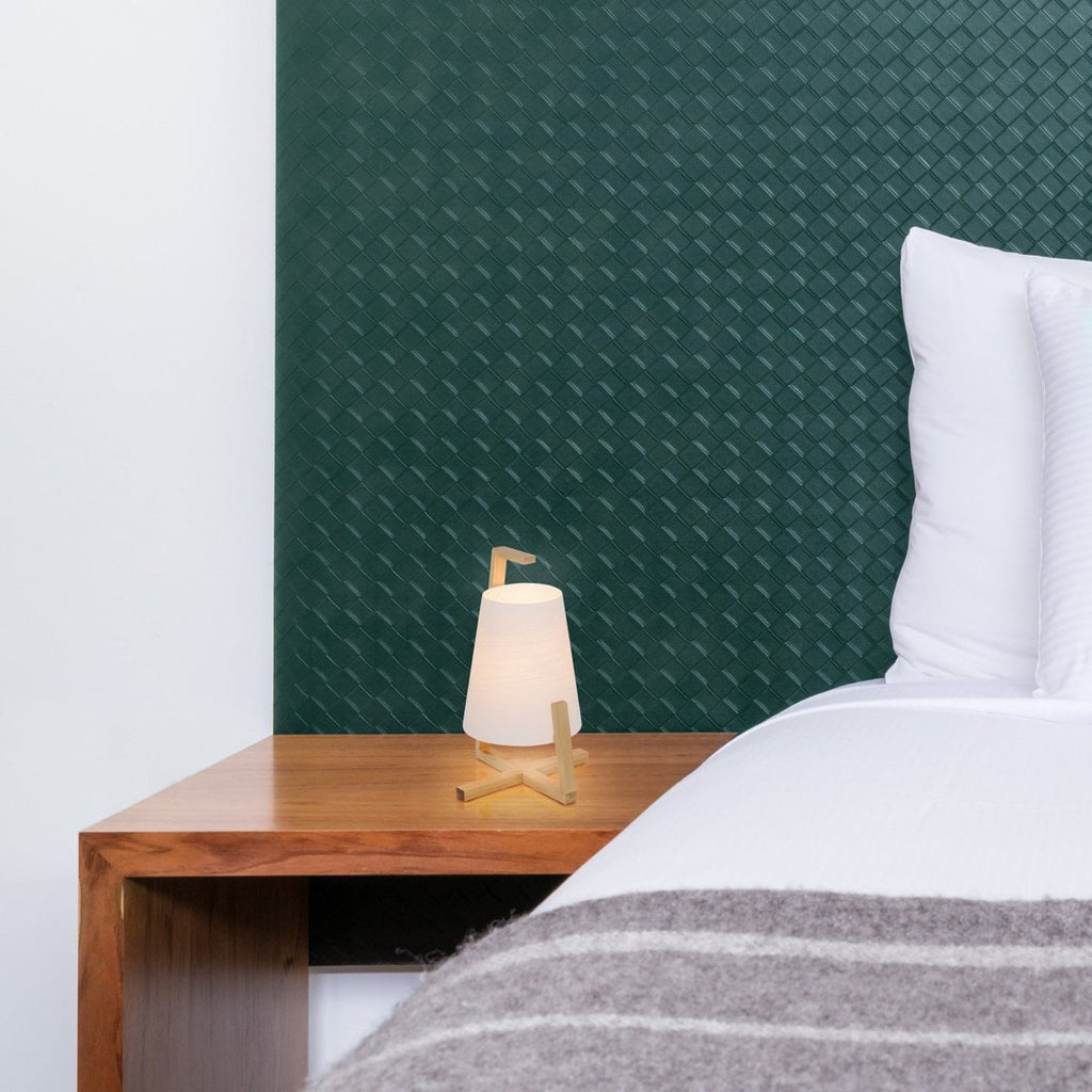 Näve Bamboo Tafellamp Shoji - Wit 31,5cm