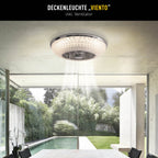 Näve Viento LED Plafondlamp met Ventilator 55cm