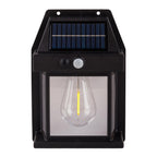 Näve Mira Solar Wandlamp 17cm Zwart
