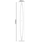 LED-vloerlamp Surf - Beige 131cm