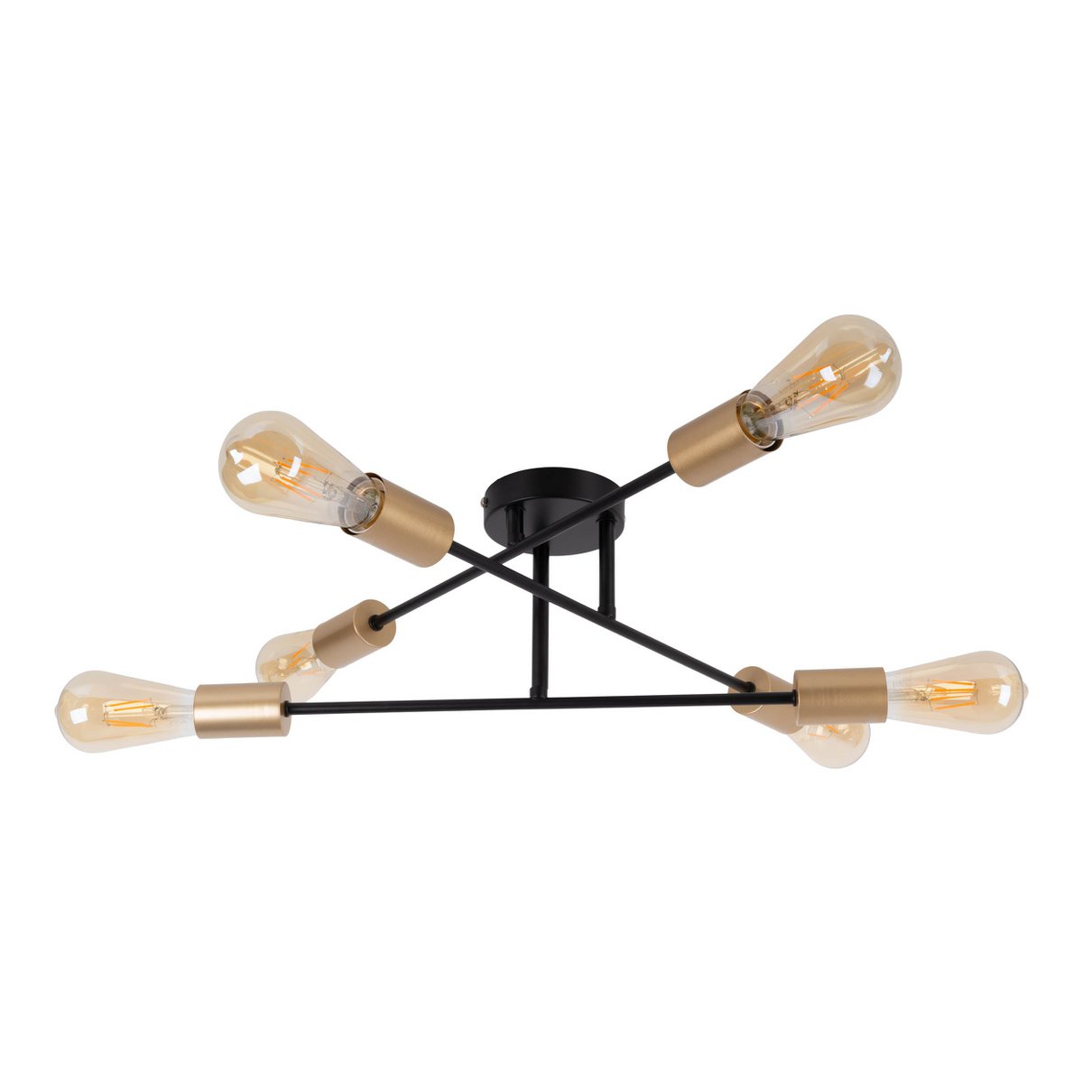 Näve Modo Plafondlamp 6-vlam Zwart 54,5cm