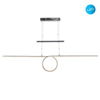 Näve Looplijn Hanglamp LED 130cm Zwart