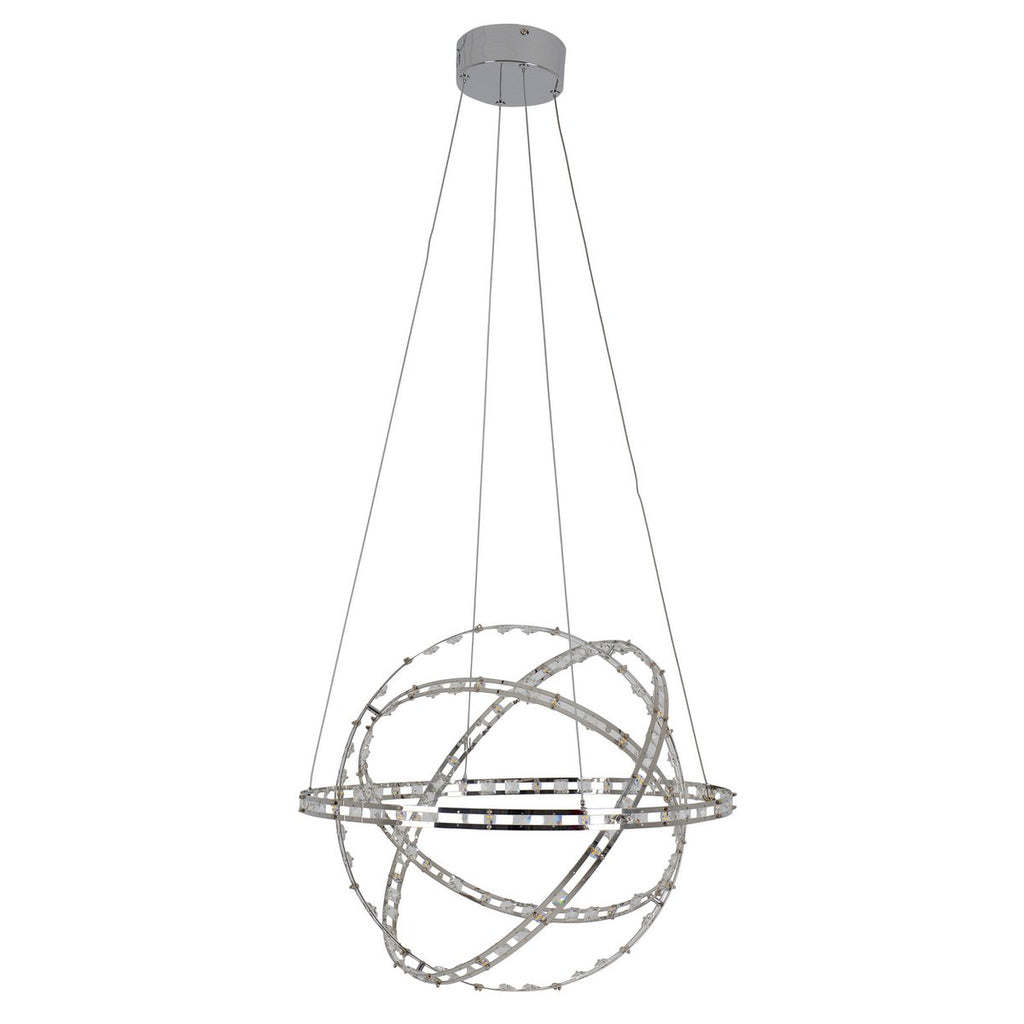 Näve Cosmos LED Hanglamp Chroom Ø60cm